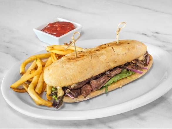 Skirt Steak Sandwich.